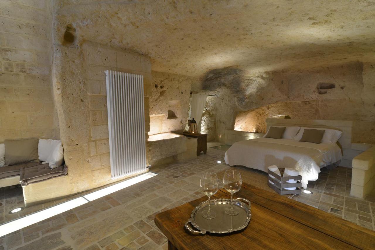 Grotta Gea Luxury Home Con Piscina & Spa Matera Exterior foto