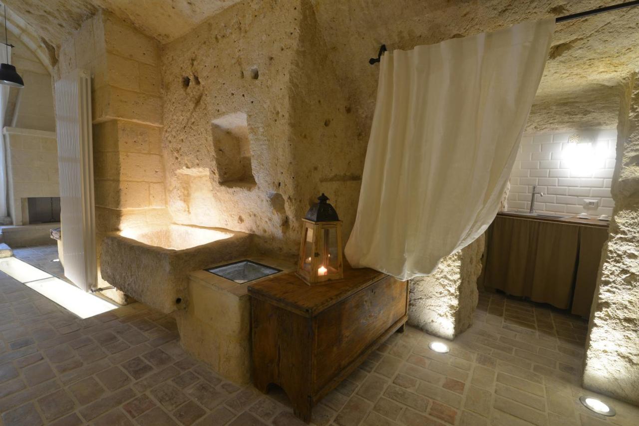 Grotta Gea Luxury Home Con Piscina & Spa Matera Exterior foto